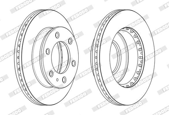 FERODO DDF2459C Brake Disc