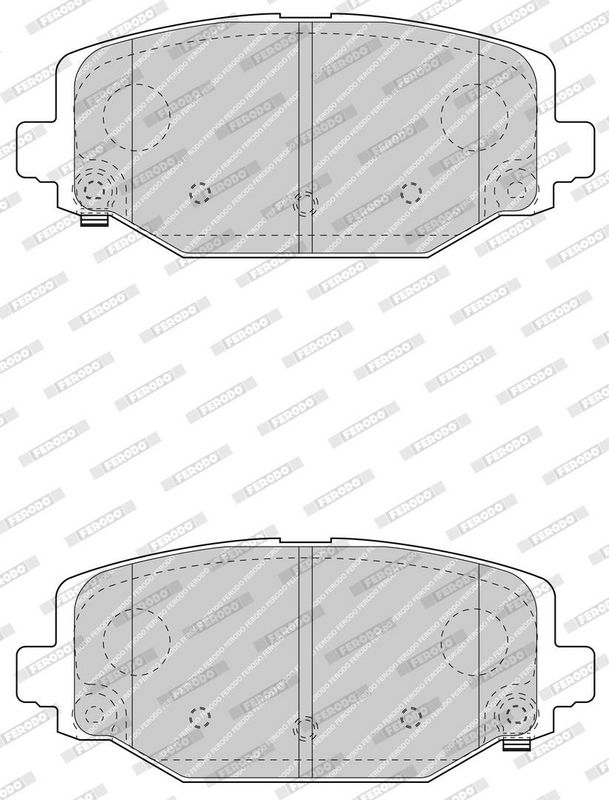 desky brzdové FIAT, CHRYSLER FDB4778