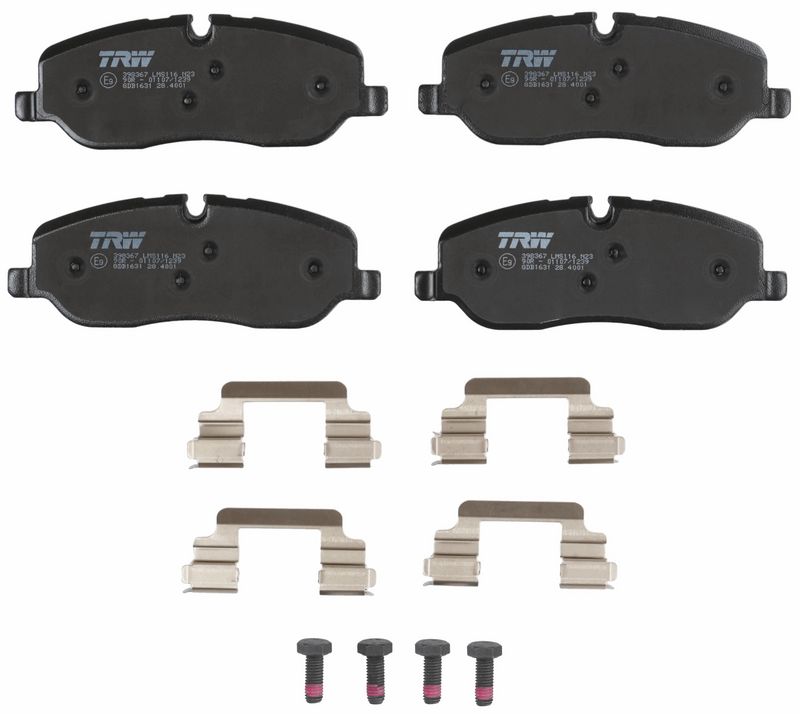 TRW GDB1631 Brake Pad Set, disc brake