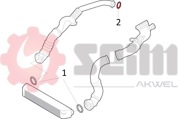 SEIM 981713 Charge Air Hose