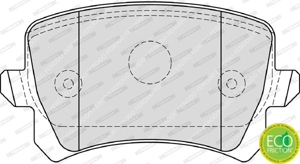 FERODO FDB4192 Brake Pad Set, disc brake