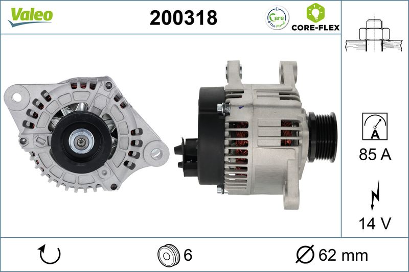 VALEO Dynamo / Alternator 200318