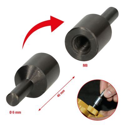 Dorn de tensionare, placuta de slefuire KS TOOLS 515.1218