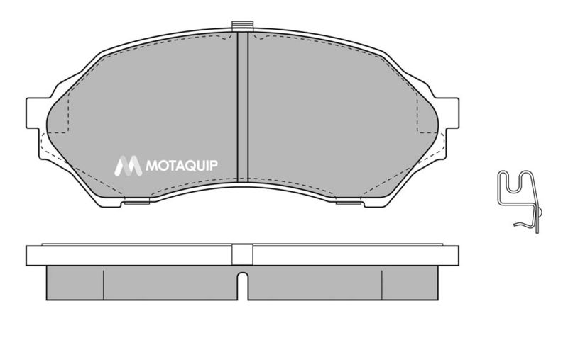 MOTAQUIP fékbetétkészlet, tárcsafék LVXL338