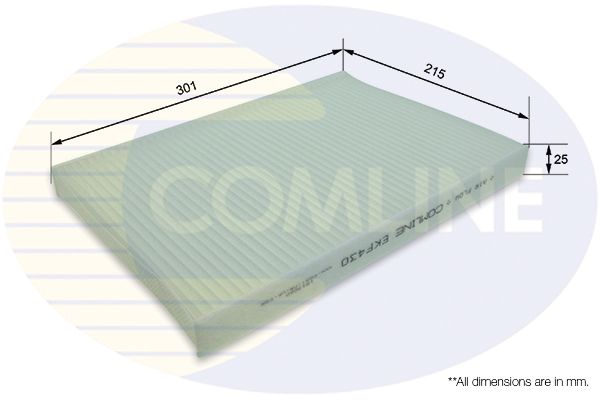 Comline Filter, cabin air EKF430