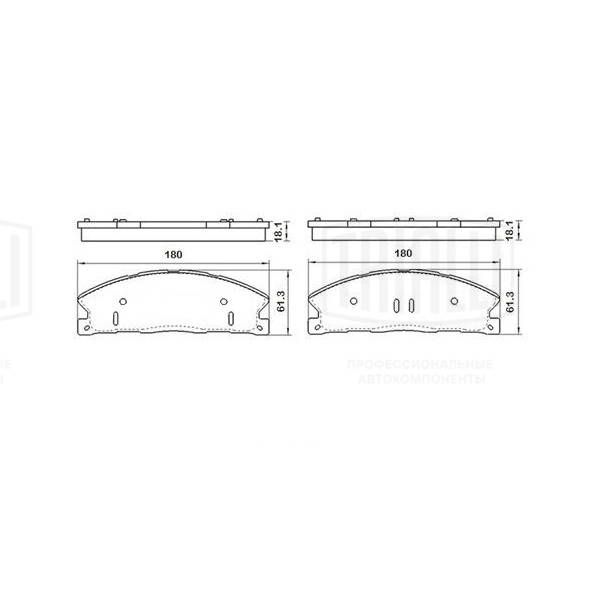 TRIALLI PF4209 Brake Pad Set, disc brake