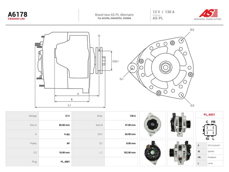 Generaator, AS-PL A6178