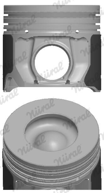 Поршень NURAL 8714810740 на FORD TRANSIT фургон - Фото 1