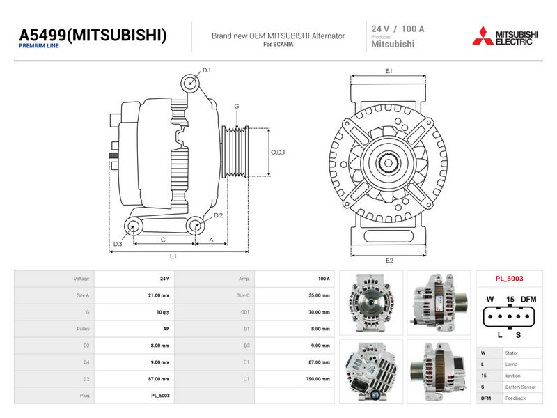 Prekės atitinka OEM kodą: A004TRG692AM