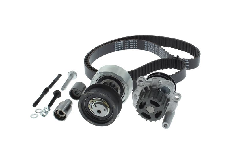 Veepump + hammasrihmakomplekt, BOSCH 1 987 945 343