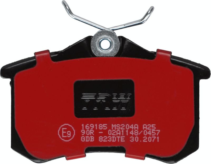 Piduriklotsi komplekt, ketaspidur, TRW GDB823DTE