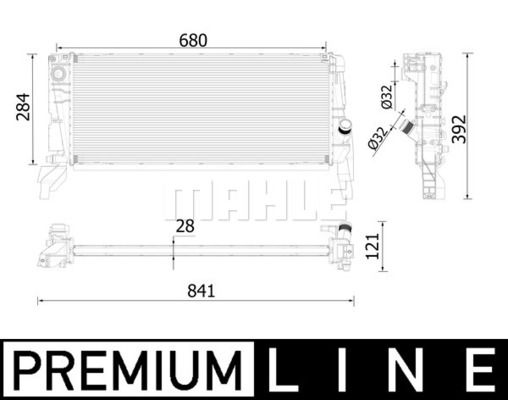 WILMINK GROUP hűtő, motorhűtés WG2183279