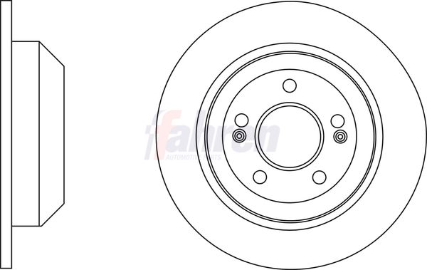 Fahren Brake Disc FBD6628