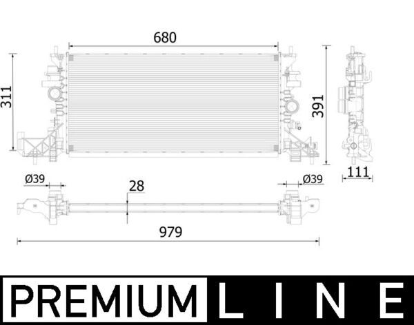 MAHLE Radiateur CR 2251 000P