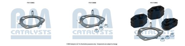 Set montaj, filtru funingine/particule BM CATALYSTS FK11396