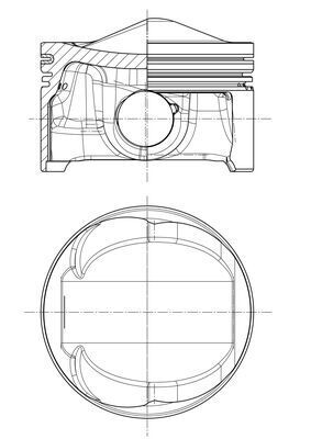 Product Image - Zuiger - 028PI00125000 - MAHLE