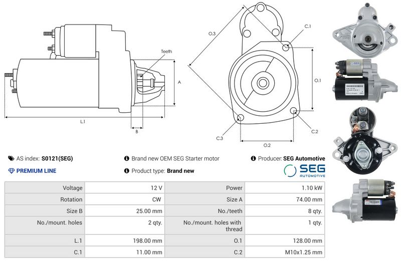 AS-PL S0121(SEG) Starter