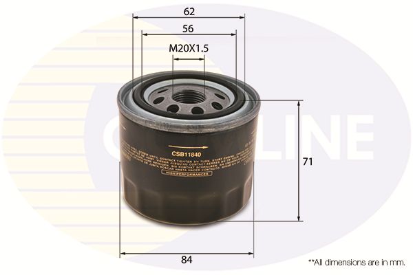 Оливний фільтр, Comline CSB11840