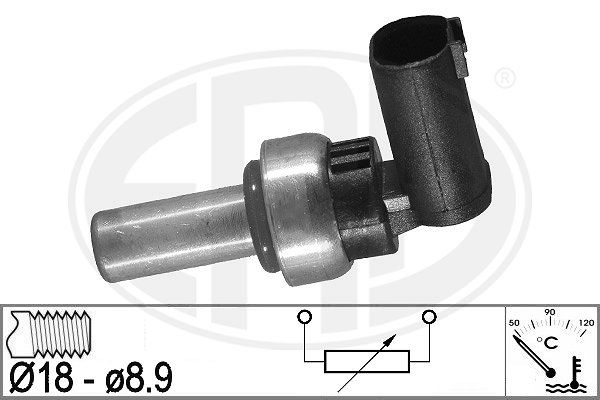Датчик, температура охолоджувальної рідини, Era 331027