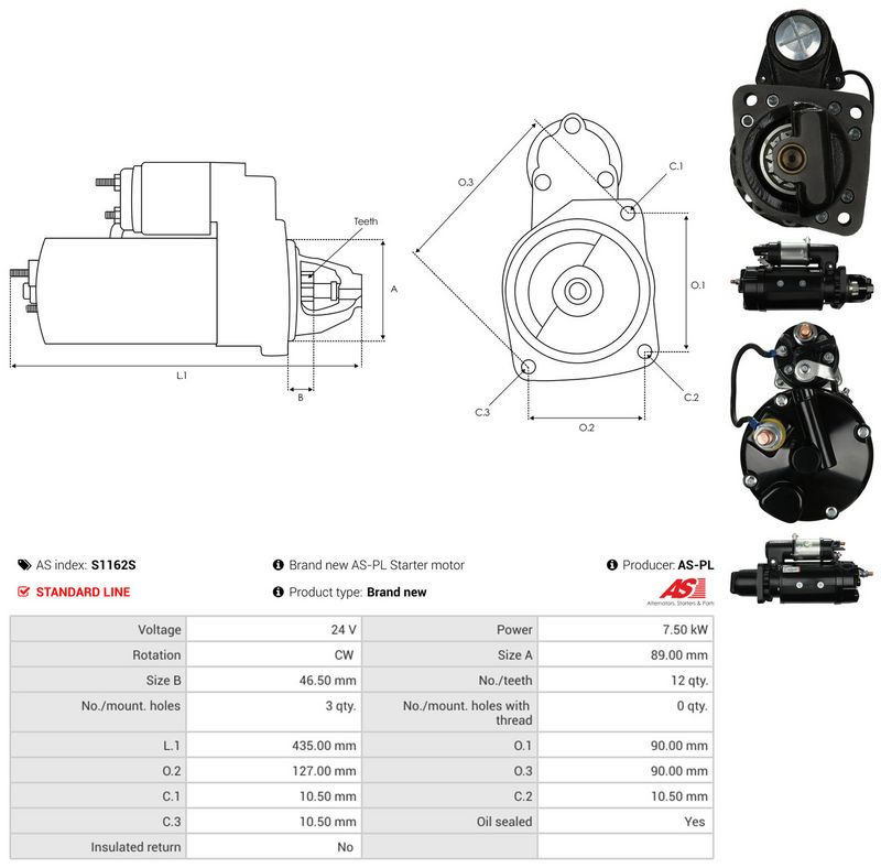 AS-PL S1162S Starter