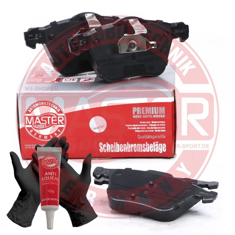 set placute frana,frana disc MASTER SPORT 13046072432N-SET-MS