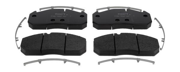 Sada brzdových destiček, kotoučová brzda FCV1578B