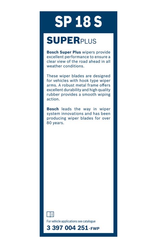 BOSCH 3 397 004 251 Wiper Blade