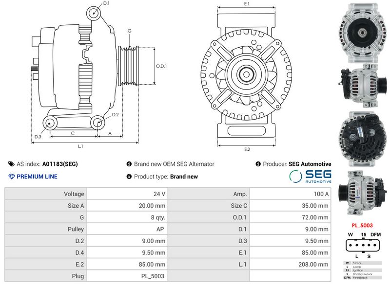 This part match OEM code: 570884