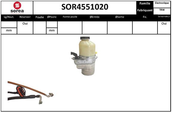 EAI hidraulikus szivattyú, kormányzás SOR4551020