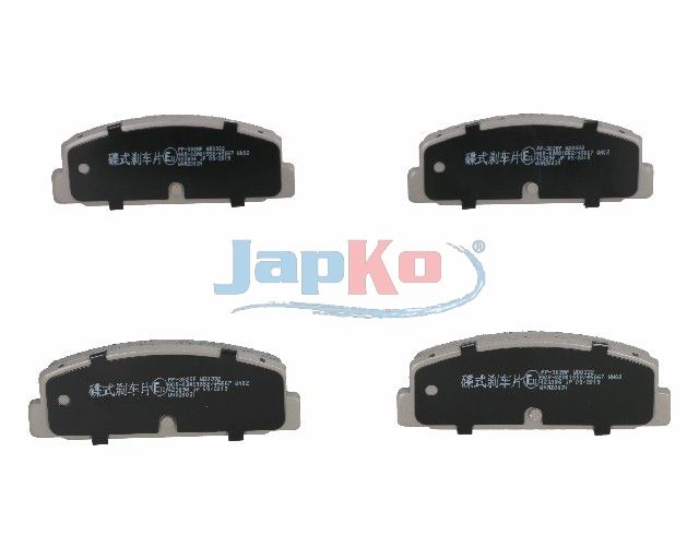 set placute frana,frana disc JAPKO 51302