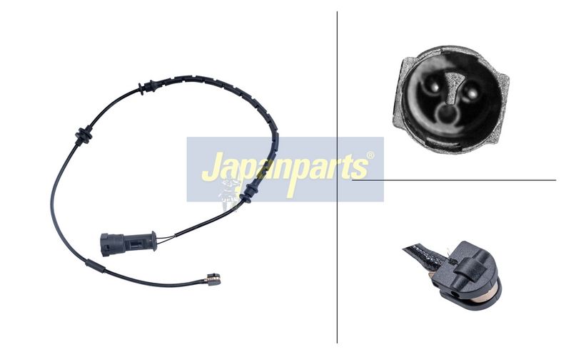JAPANPARTS Įspėjimo kontaktas, stabdžių trinkelių susidėvėjimas