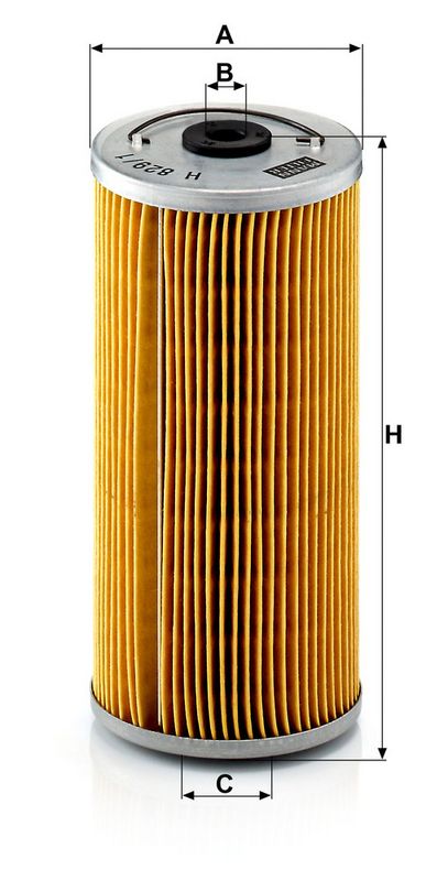 Õlifilter, MANN-FILTER H 829, 1 x
