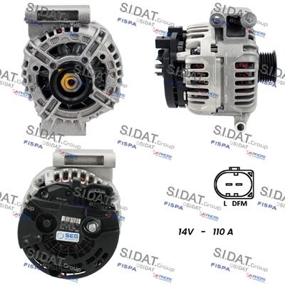 SIDAT generátor A12BH0134