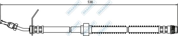 APEC Brake Hose BHO4204