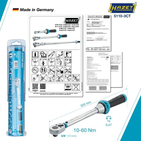 HAZET 5110-3CT Torque Wrench