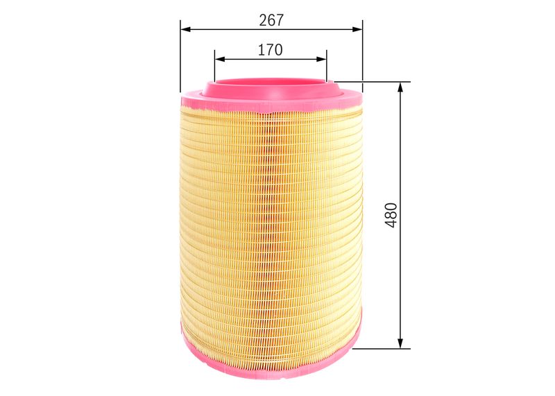 BOSCH F 026 400 247 Air Filter