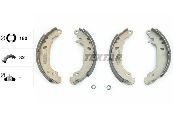 TEXTAR 91045200 Brake Shoe Set