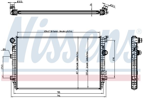 NISSENS 65335 Radiator, engine cooling