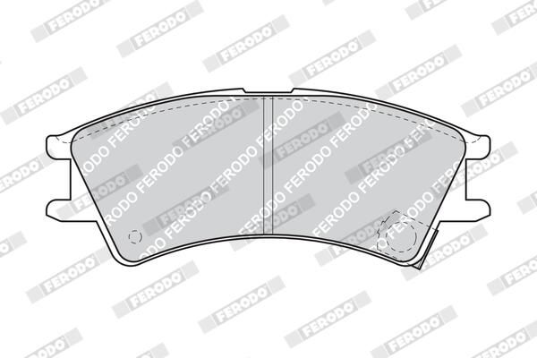 FERODO Plaquettes de frein à disque FDB1326