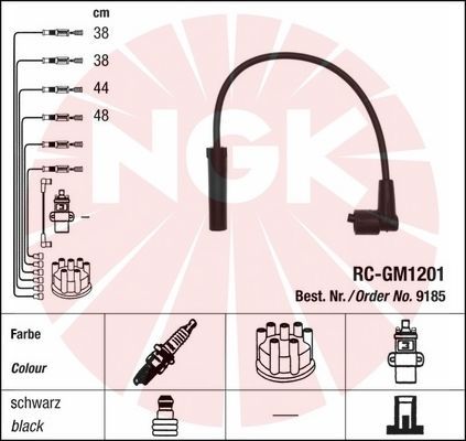 NGK gyújtókábelkészlet 9185