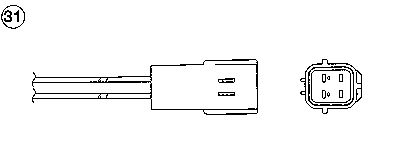 Кисневий датчик, Ngk 91202