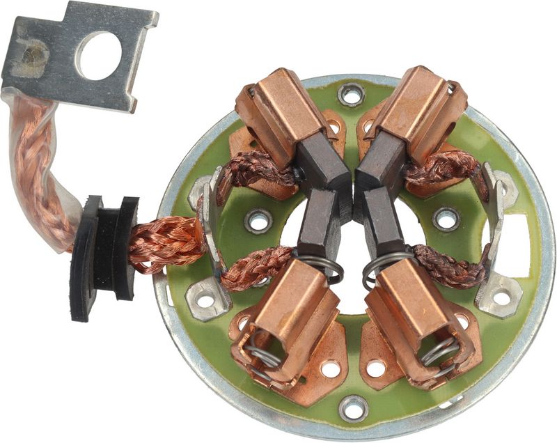 Halter, Kohlebürsten