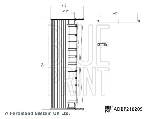 Автозапчастина BLUE PRINT ADBP210209