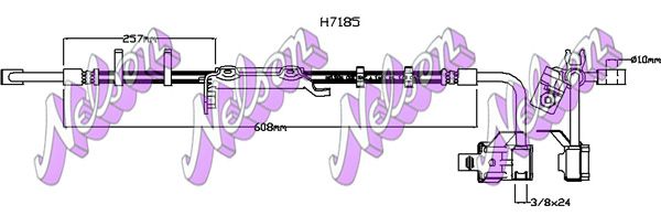 KAWE fékcső H7185