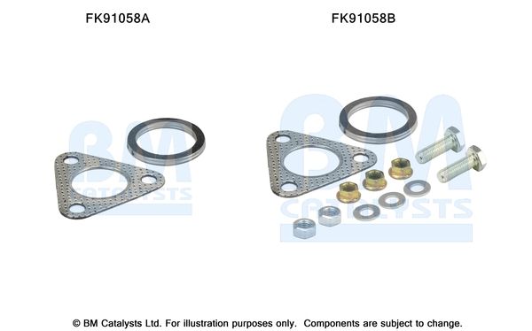 BM CATALYSTS szerelőkészlet, katalizátor FK91058