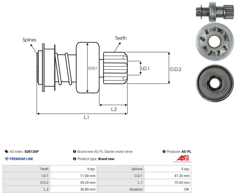Vabajooks, starter, AS-PL SD6126P