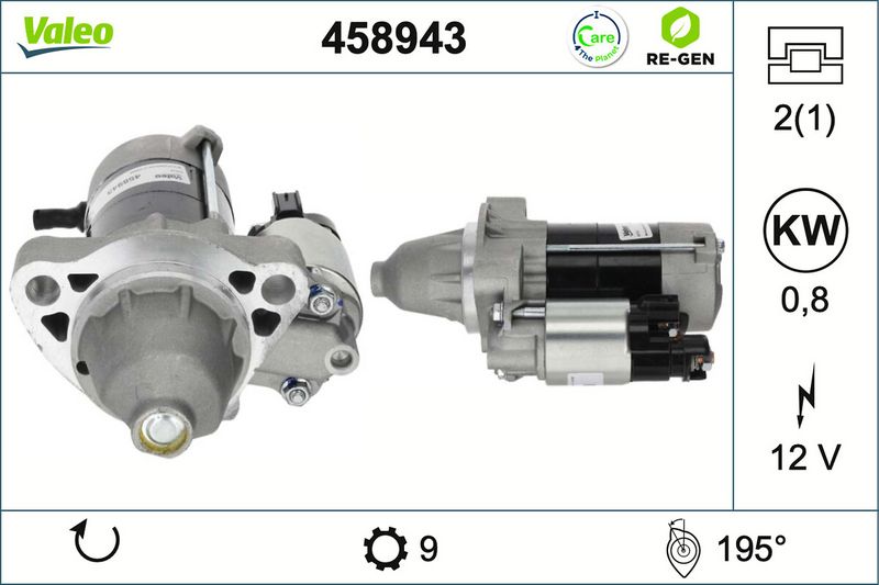 Μίζα  VALEO RE-GEN REMANUFACTURED