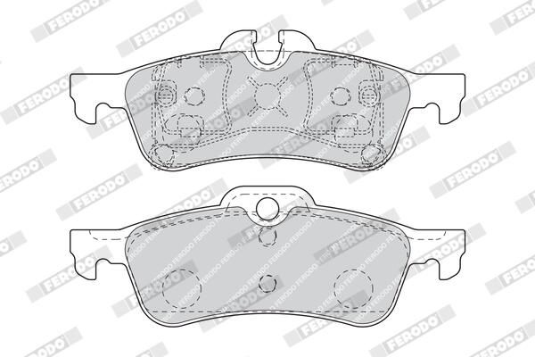 FERODO Plaquettes de frein à disque FDB1676