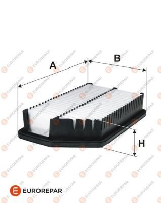 Повітряний фільтр, Eurorepar 1613721780