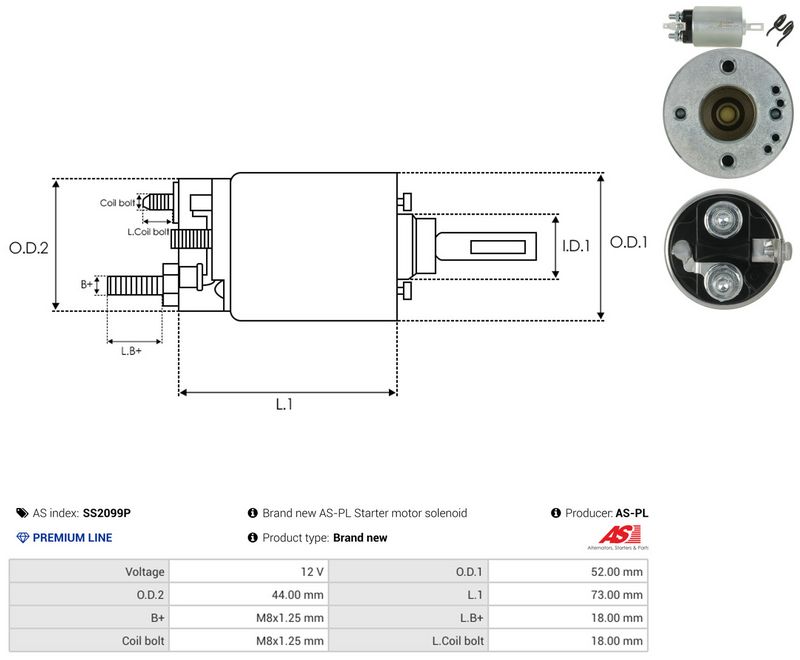This part match OEM code: 2114-17006